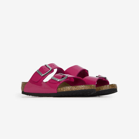 BIRKENSTOCK ARIZONA PATENT ROSA BAMBINO