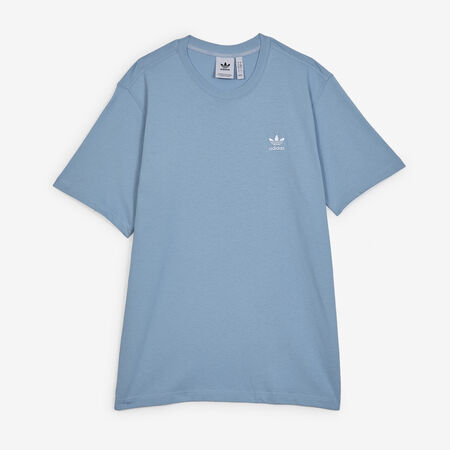 ADIDAS ORIGINALS TEE SHIRT ESSENTIAL BLU/BIANCO UOMO