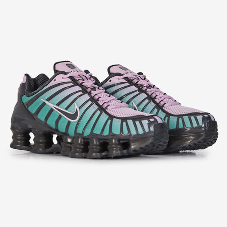 NIKE shox SHOX TOTAL VERDE/ROSA DONNA