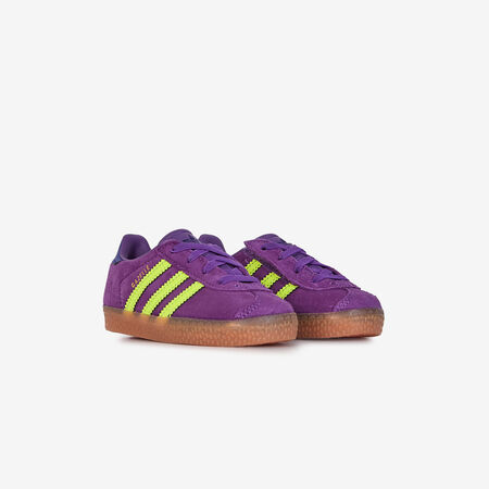 ADIDAS ORIGINALS gazelle GAZELLE VIOLA/GIALLO NEONATO