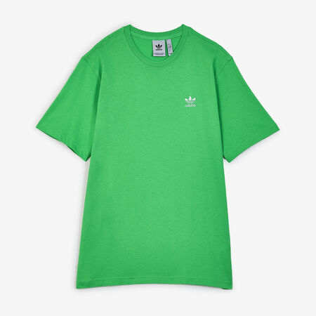 ADIDAS ORIGINALS TEE SHIRT ESSENTIAL VERDE/BIANCO UOMO