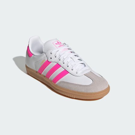 ADIDAS ORIGINALS samba SAMBA OG BIANCO/ROSA RAGAZZO