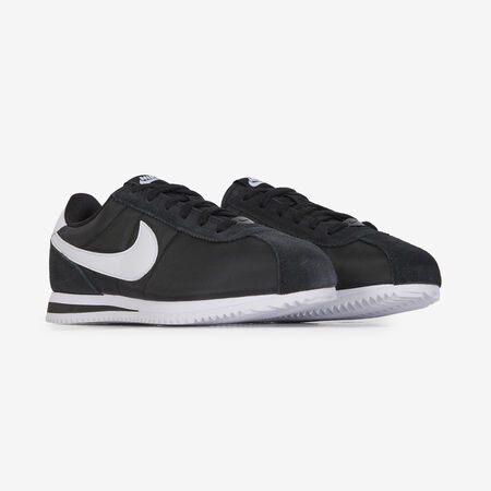 NIKE CORTEZ NYLON NERO/BIANCO RAGAZZO