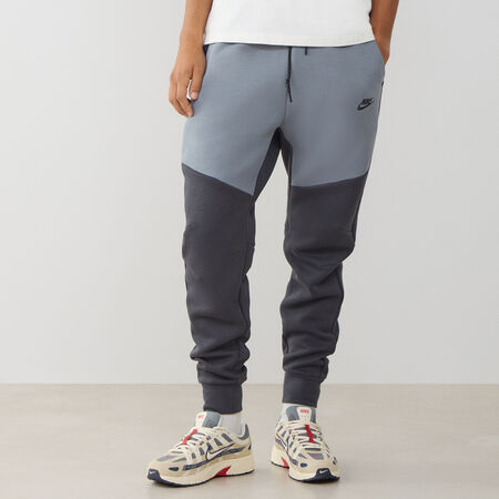 NIKE PANT JOGGER TECH FLEECE NERO/GRIGIO UOMO