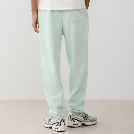 NEW BALANCE PANT JOGGER SMALL LOGO VERDE UOMO