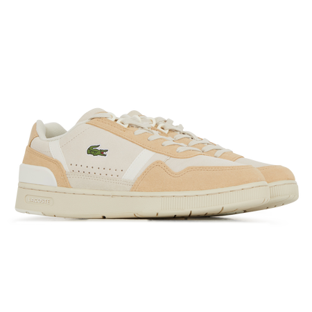 LACOSTE t-clip T-CLIP SUEDE BEIGE DONNA