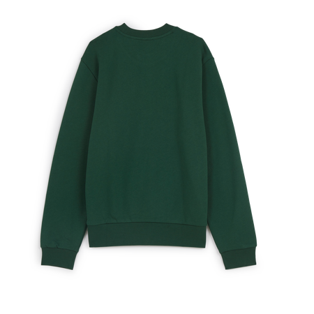 LACOSTE SWEAT CREW CLASSIC LOGO VERDE UOMO