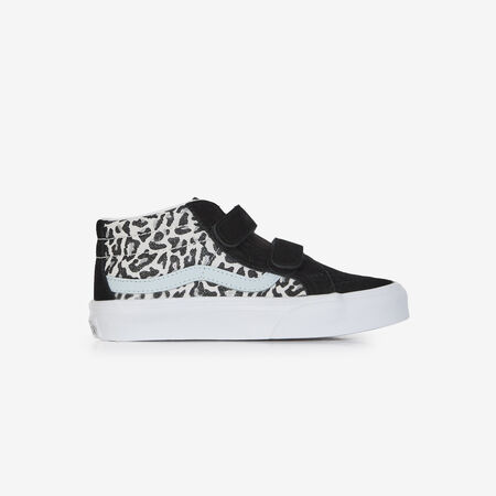 VANS SK8-MID V NERO/LEOPARDO BAMBINO