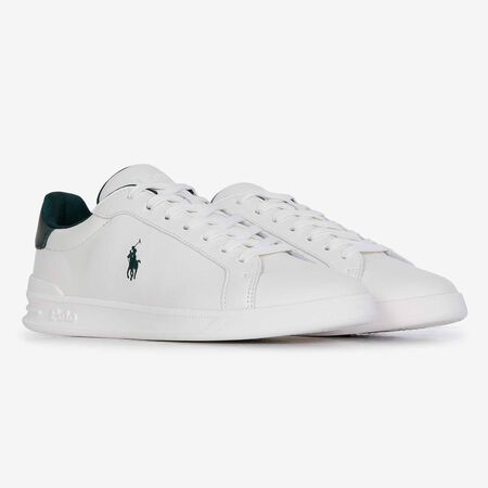 POLO RALPH LAUREN HERITAGE COURT BIANCO/VERDE UOMO