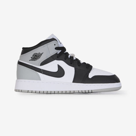 AIR JORDAN 1 MID : GRIGIO/NERO