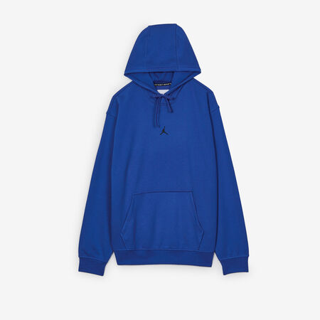 JORDAN HOODIE CENTERED LOGO DRI-FIT BLU/NERO UOMO