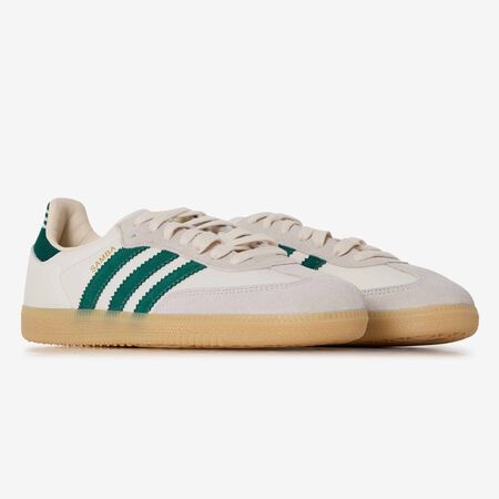 ADIDAS ORIGINALS samba SAMBA OG BIANCO/VERDE UOMO