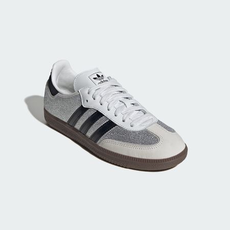 ADIDAS ORIGINALS samba SAMBA OG RHINESTONES ARGENTO/NERO DONNA