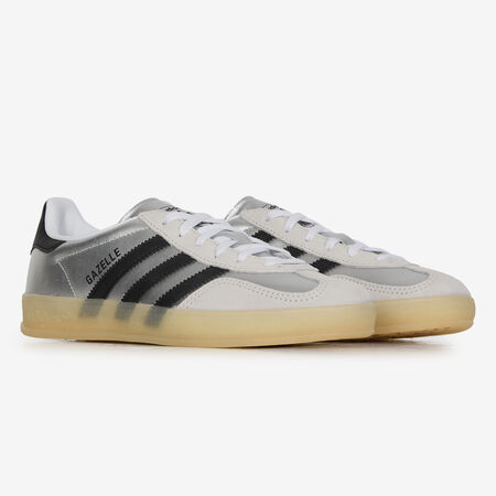 ADIDAS ORIGINALS gazelle GAZELLE INDOOR METALLIC ARGENTO DONNA