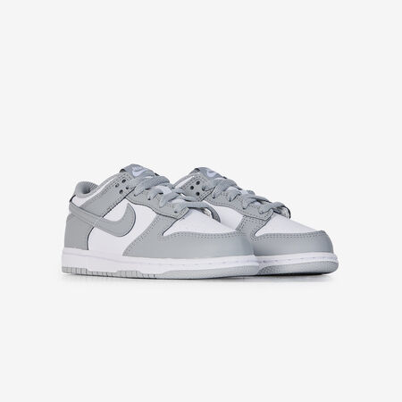 NIKE dunk DUNK LOW GRIGIO/BIANCO BAMBINO