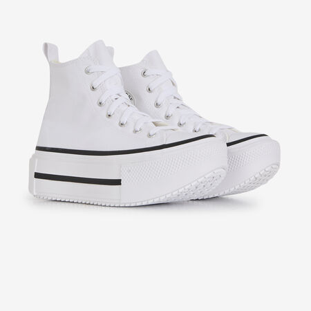CONVERSE chuck taylor all star CHUCK TAYLOR ALL STAR LIFT DOUBLE STACK BIANCO RAGAZZO