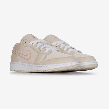 JORDAN AIR JORDAN 1 LOW BEIGE/ROSSO RAGAZZO