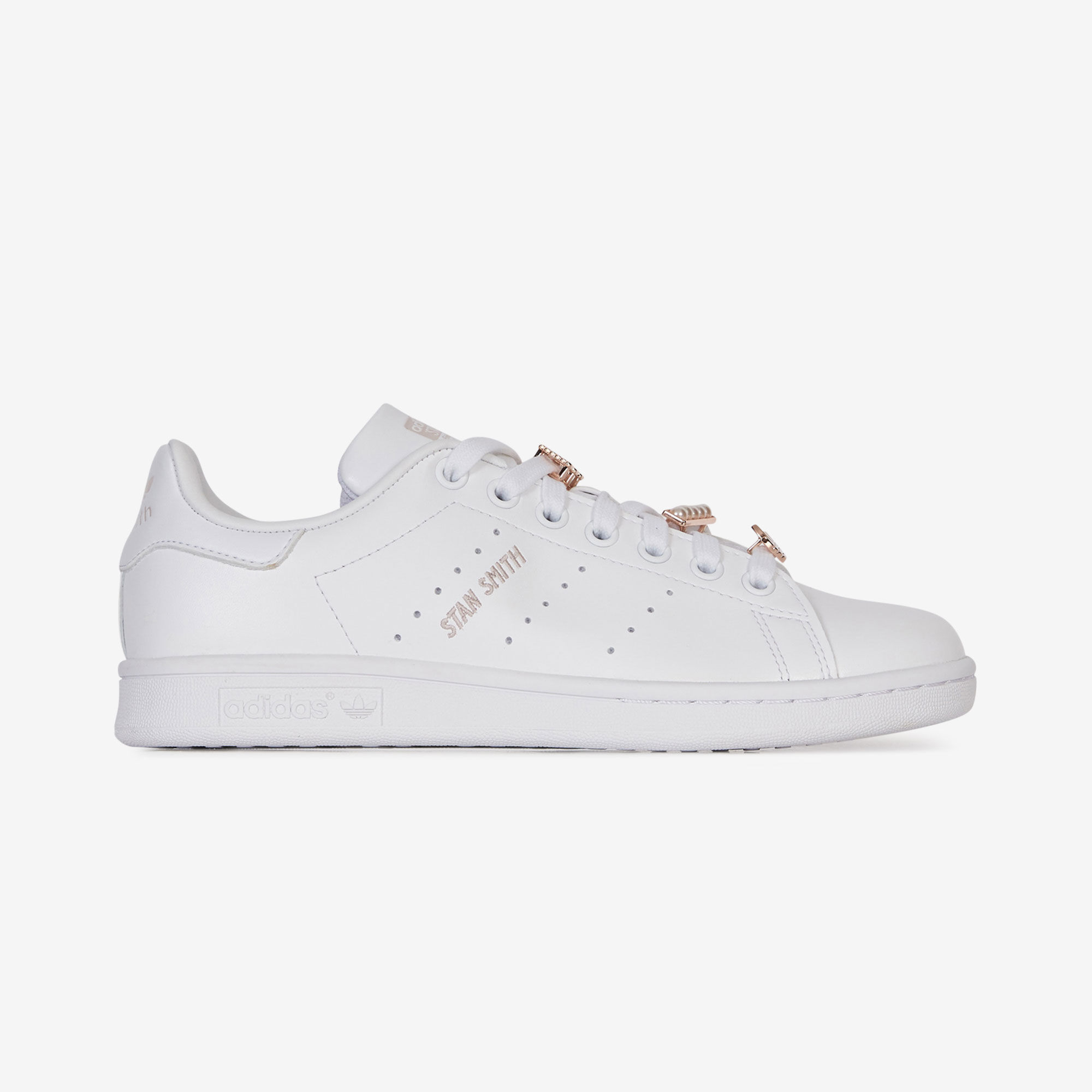 Adidas originals stan smith kids gold hot sale