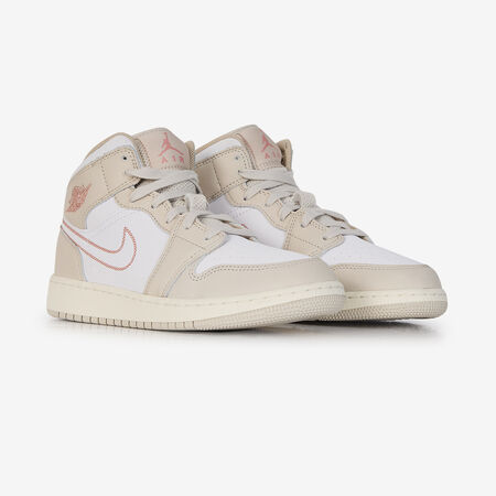 JORDAN air jordan 1 AIR JORDAN 1 MID BEIGE/BIANCO RAGAZZO