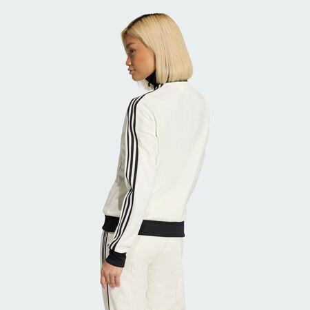 ADIDAS ORIGINALS JACKET FZ CLASSIC ECRU/NERO DONNA
