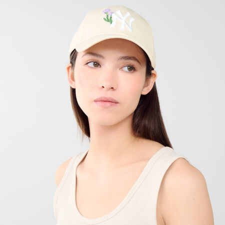 NEW ERA 9FORTY WOMEN NY PEARLS BEIGE/BIANCO DONNA