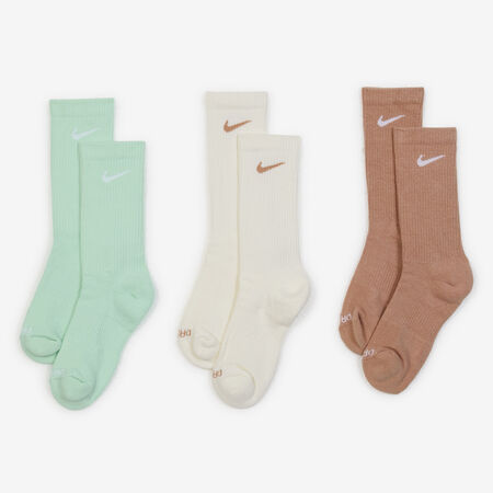 NIKE CHAUSSETTES X3 EVERYDAY MID VERDE UOMO