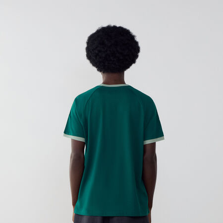 ADIDAS ORIGINALS TEE SHIRT 3 STRIPES VERDE UOMO
