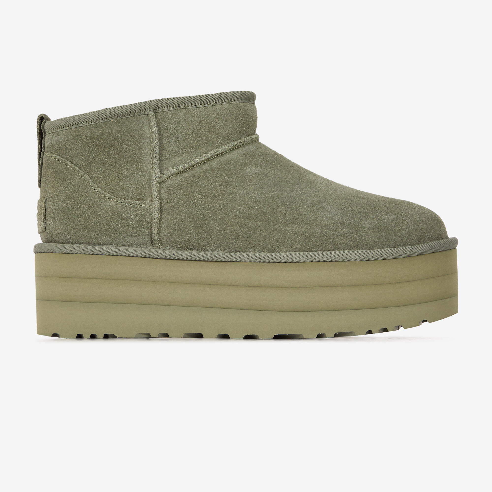 UGG CLASSIC ULTRA MINI PLATFORM KAKI SNEAKERS DONNA Courir
