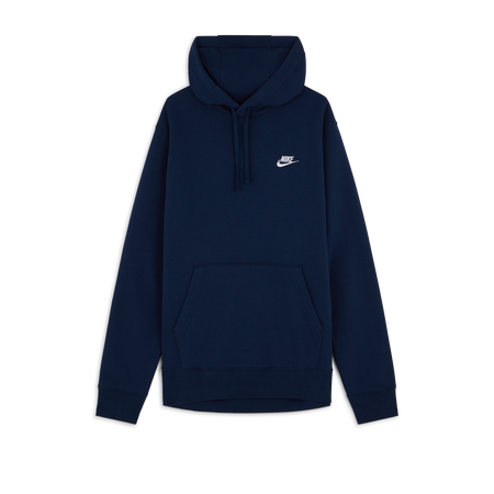 HOODIE CLUB SMALL LOGO : BLU SCURO