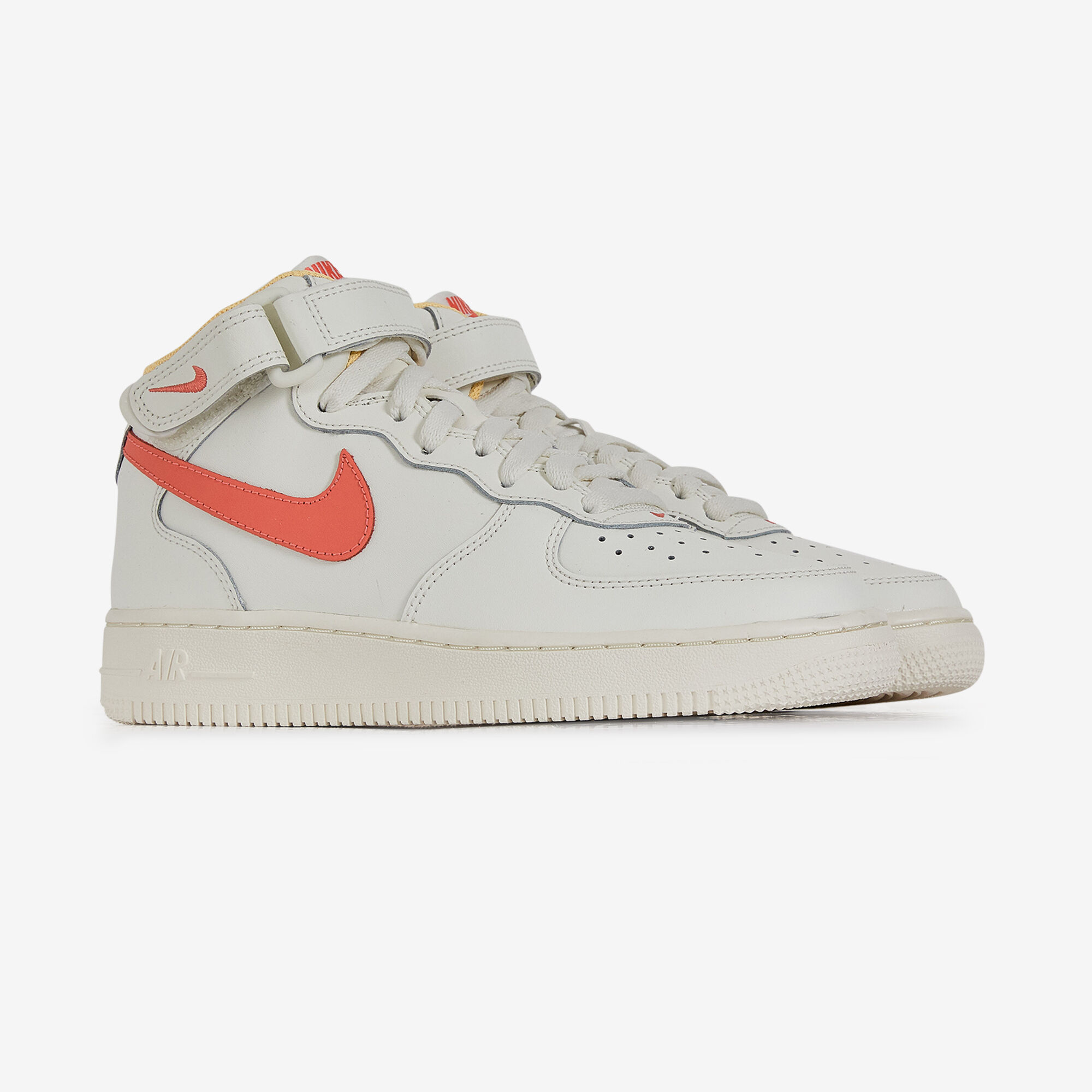 NIKE AIR FORCE 1 MID CRU ROSSO SNEAKER BAMBINO Courir