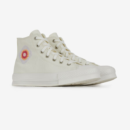 CONVERSE chuck taylor all star CHUCK TAYLOR ALL STAR EVA LIFT HI FESTIV ECRU/MULTICOLORE RAGAZZO
