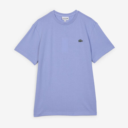 LACOSTE TEE SHIRT CLASSIC SMALL LOGO SL BLU/VERDE UOMO