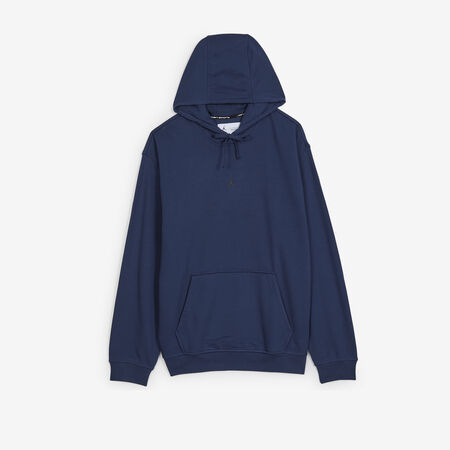 JORDAN HOODIE CENTERED LOGO DRI-FIT BLU SCURO/NERO UOMO