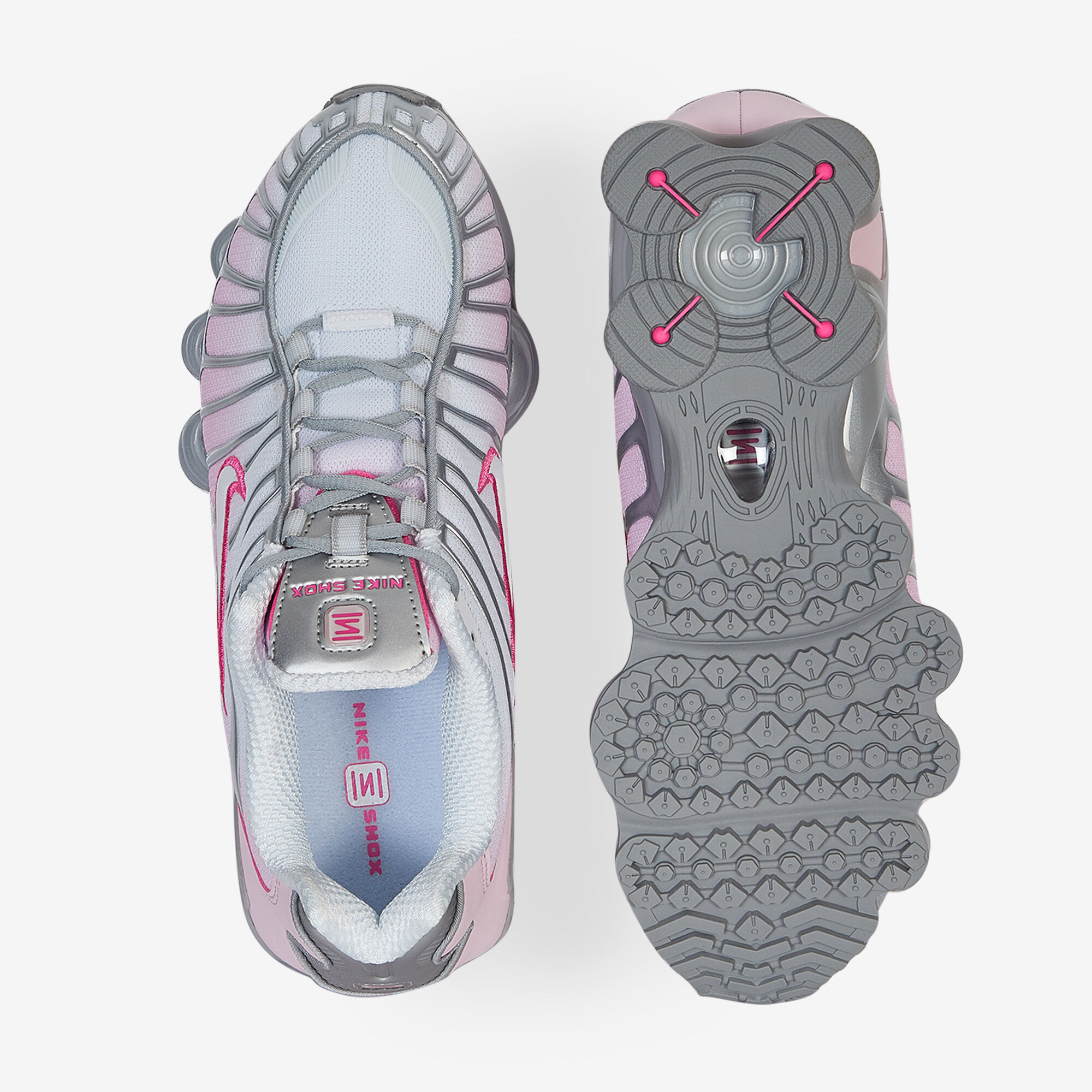 NIKE SHOX ROSA ARGENTO SNEAKERS DONNA Courir