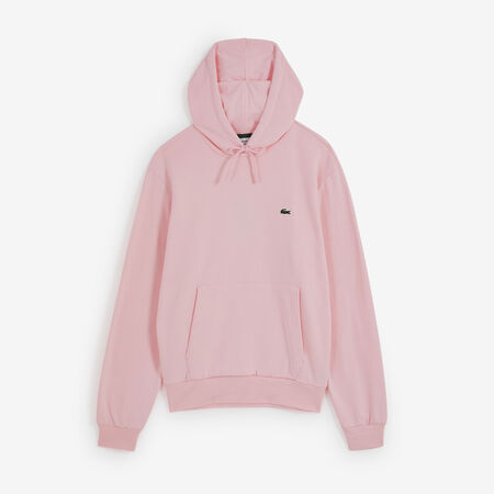 LACOSTE FELPA CON CAPPUCCIO CLASSIC LOGO ROSA UOMO
