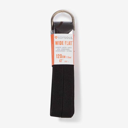 SOFSOLE LACET PLAT LARGE 120CM NERO UNISEX