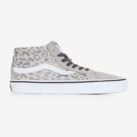 VANS SK8-MID LEOPARD BEIGE/ARGENTO RAGAZZO