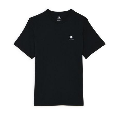 CONVERSE TEE SHIRT STAR CHEVRON EMBROIDERED NERO UOMO