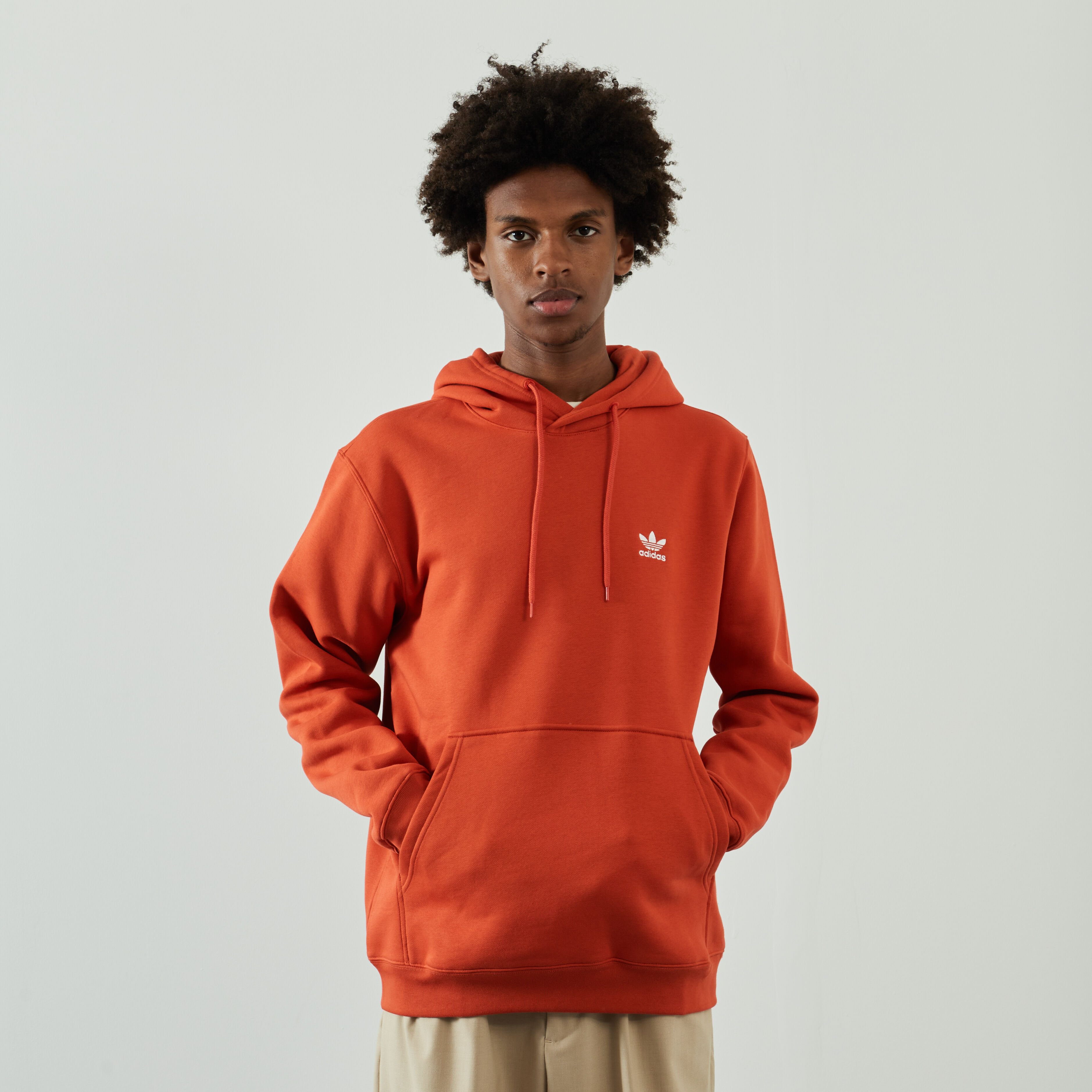 Felpa adidas rossa con cappuccio new arrivals
