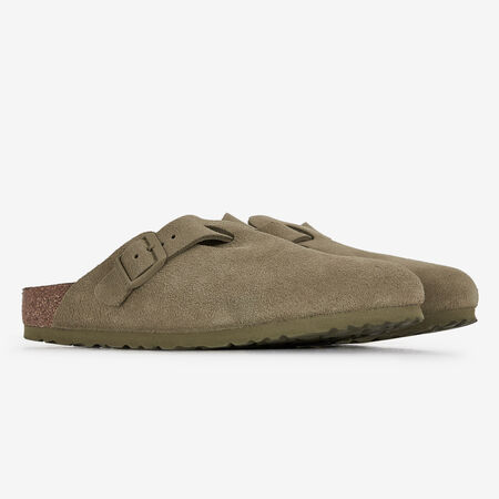 BIRKENSTOCK boston BOSTON SUEDE FADED KHAKI KAKI DONNA