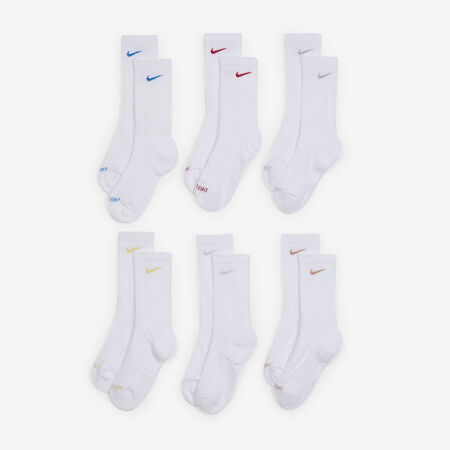 CHAUSSETTES X6 CREW CUSHION : BIANCO/MULTICOLORE