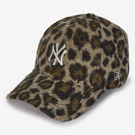 NEW ERA 9FORTY WOMEN NY LEO AOP MARRONE/BEIGE DONNA