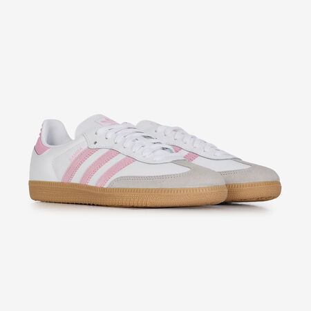 ADIDAS ORIGINALS samba SAMBA OG BIANCO/ROSA RAGAZZO