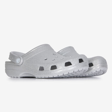 CROCS CLASSIC CLOG ARGENTO DONNA