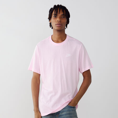 NIKE TEE SHIRT CLUB ROSA/BIANCO UOMO