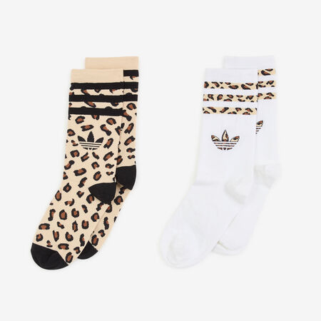 ADIDAS ORIGINALS CHAUSSETTES X2 CREW LEO MARRONE/NERO UOMO