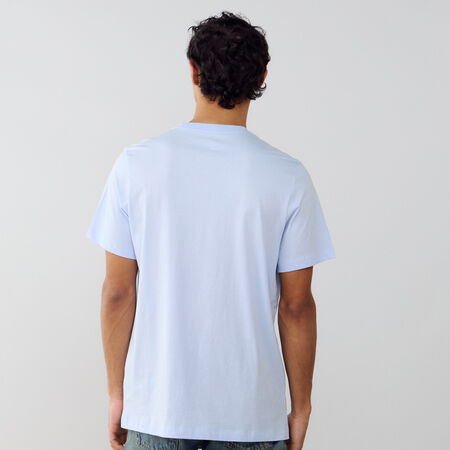 NIKE TEE SHIRT CLUB BLU/BIANCO UOMO
