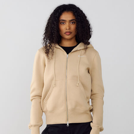NIKE HOODIE PHOENIX FZ BEIGE DONNA