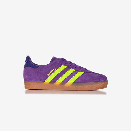 ADIDAS ORIGINALS gazelle GAZELLE VIOLA/GIALLO BAMBINO