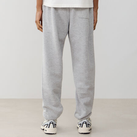 NEW BALANCE PANT JOGGER SMALL LOGO GRIGIO/BIANCO UOMO